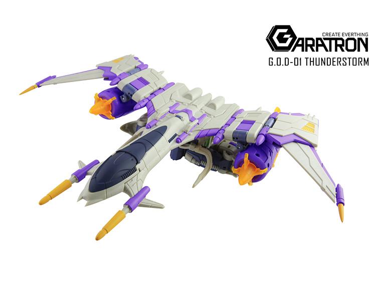 G.O.D. 01 Thunderstorm Unofficial Thunderwing Figure By Garatron